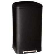 Balde Do Lixo Ariane Preto Em Metal 30L