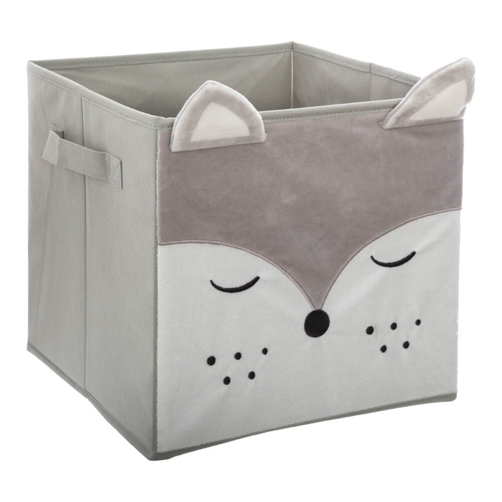 Cubo de arrumação raposa cinza 29cm, , large