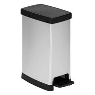 Cubo de basura plateado softclose 40L