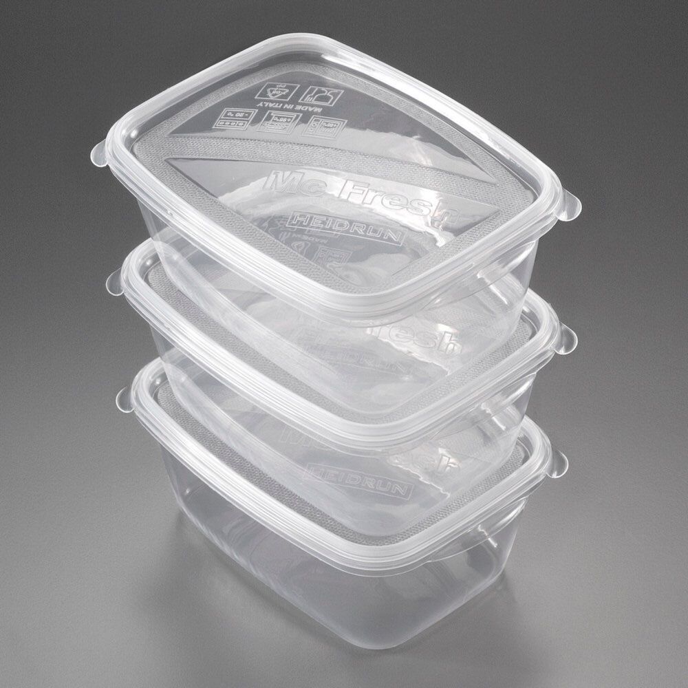 Conjunto de 3 caixas rectangulares 1,2l, , large