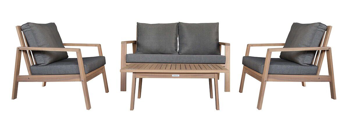 Garden set TIWI in acacia wood, , large