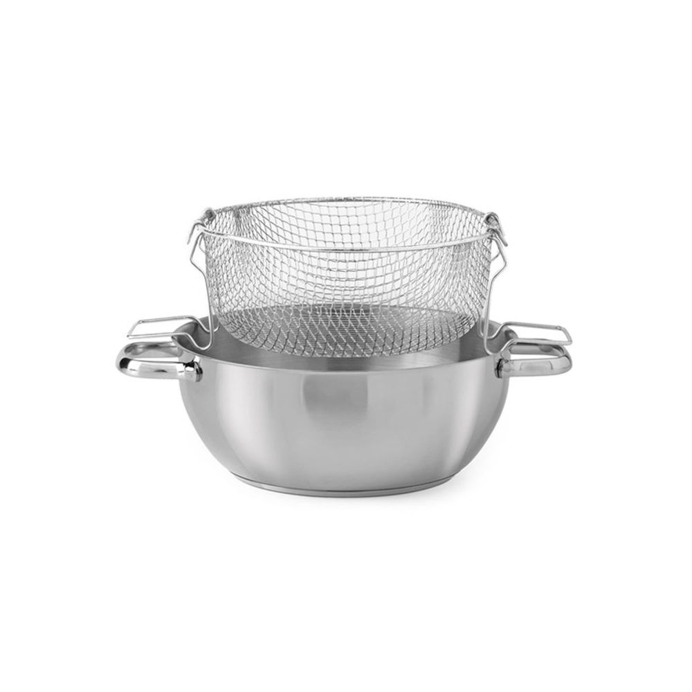 Fritadeira em inox com fundo térmico, , large