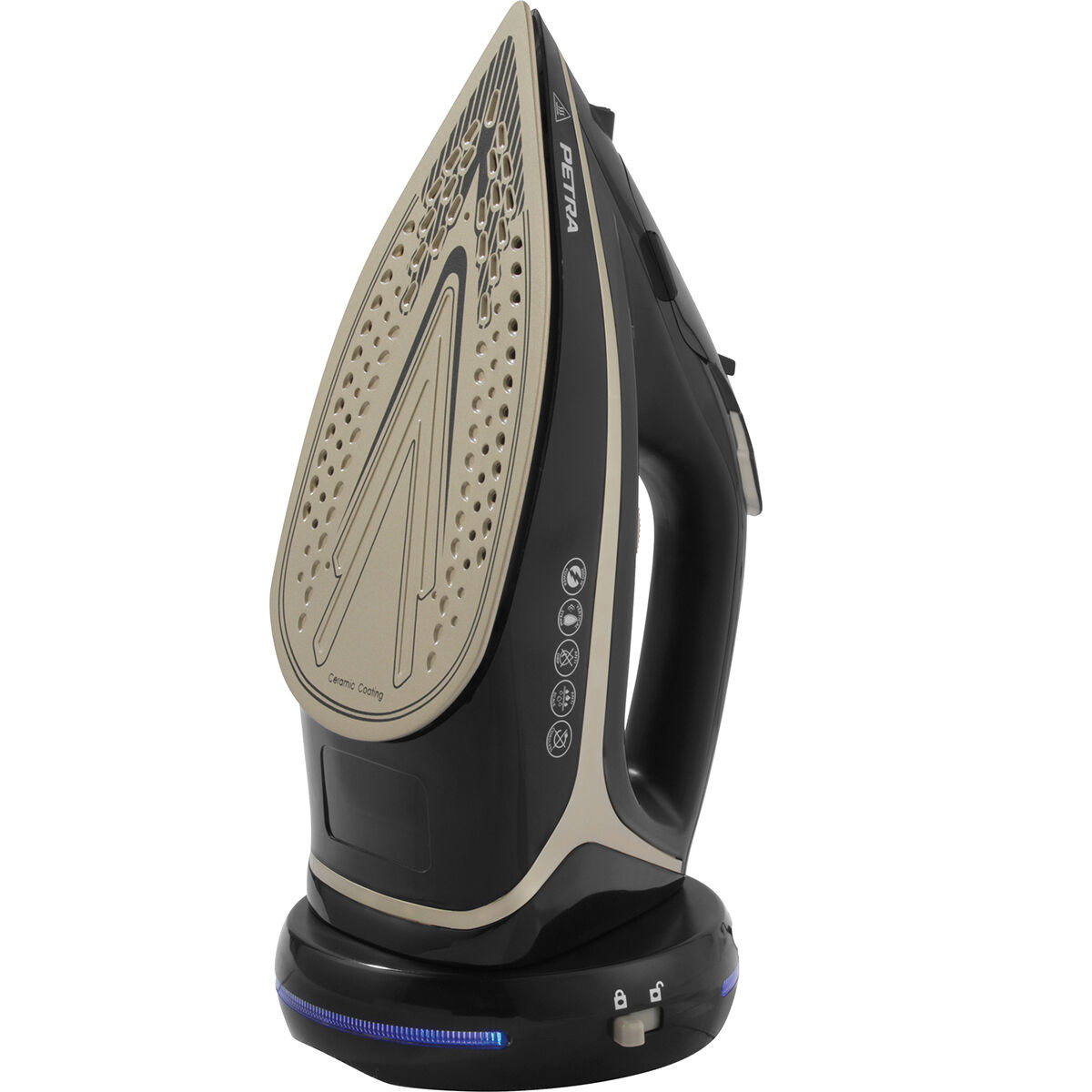 Ferro a vapor sem fio 2 em 1 com carregador, , large