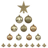 Conjunto De 18 Peças Decorativas Douradas