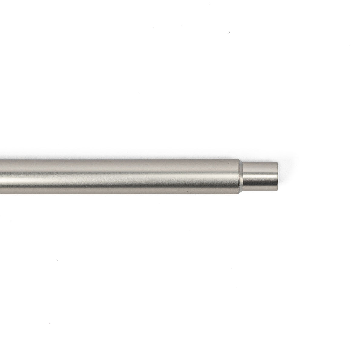 Tubo de ferro forjado extensível prateado fosco 185-350cm, , large