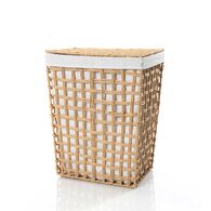 Cesta de ba&ntilde;o natural y lino 48cm