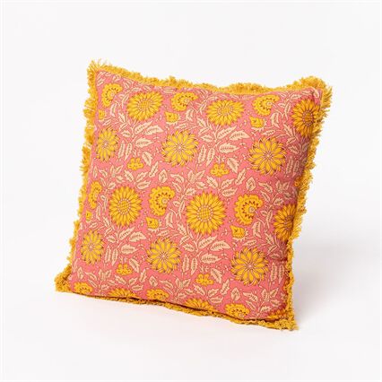 Almohada Yucatán Con Girasoles 45x45cm, , large