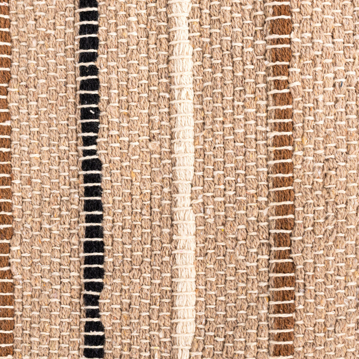 Tapete TRATTO bege em algodão 140x200cm, , large