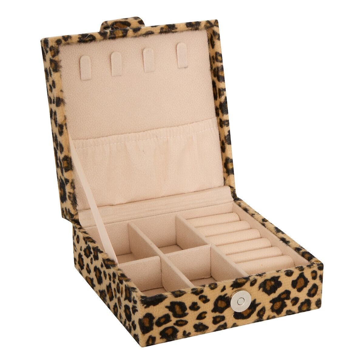 Caixa bijuteria castanho em mdf, , large