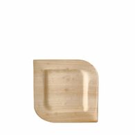 Juego 10 Platos Cuad. Hoja De Palma 15Cm