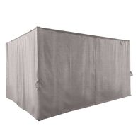 Cortinas Para P&eacute;rgola Palmera Gris 3x4M