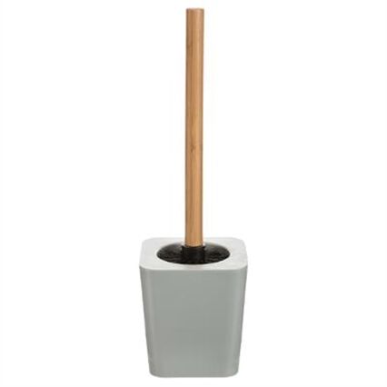 Toilet brush with holder black, , large