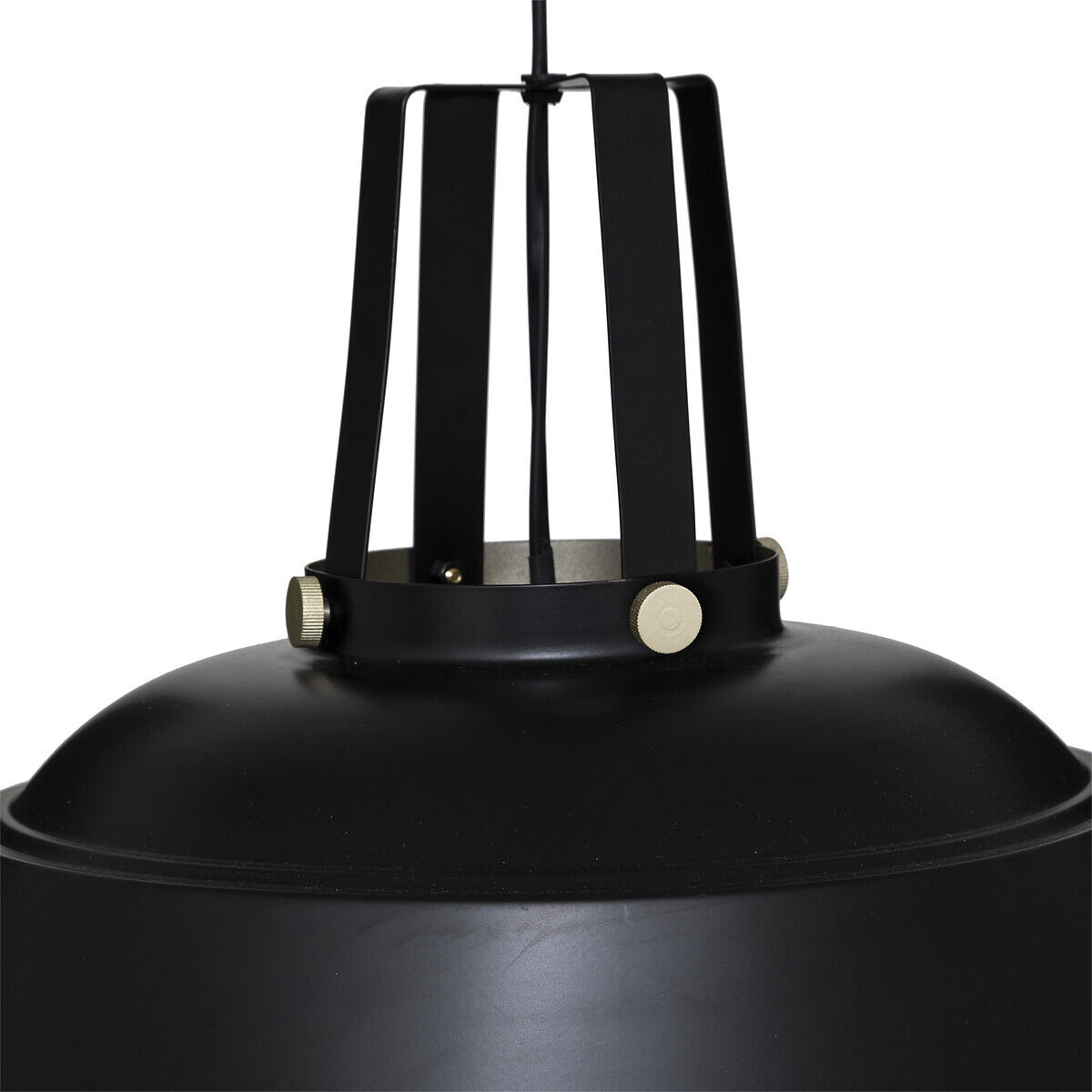 Candeeiro de teto SOUL preto em metal, , large
