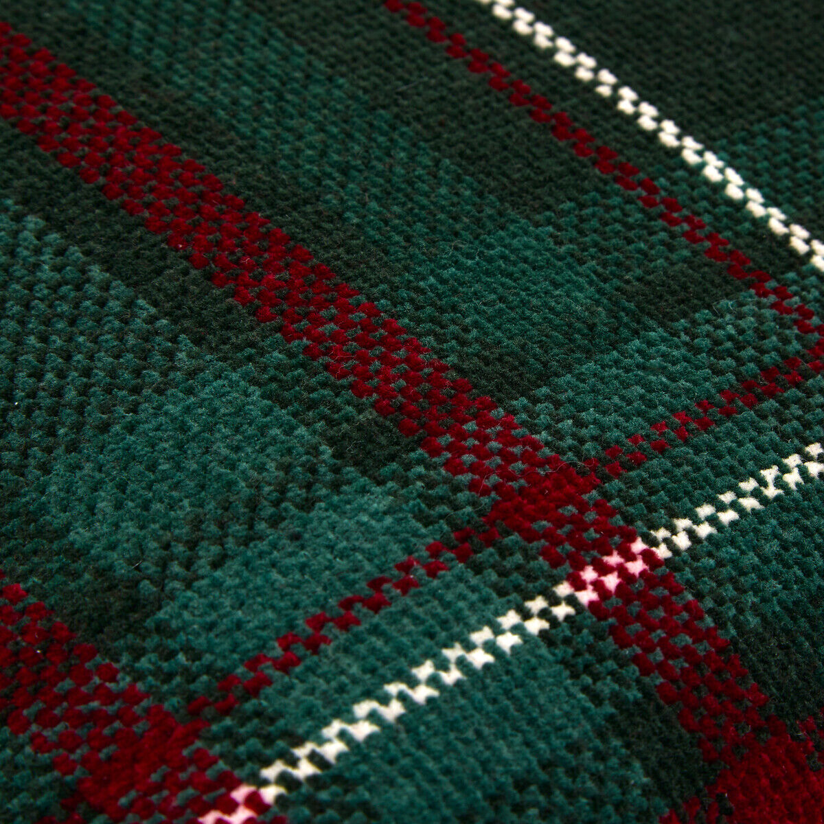 Almofada xadrez verde 50x50cm, , large