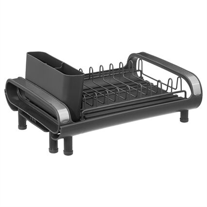 Escorredor de loiça ETIRA extensível cinza escuro, , large