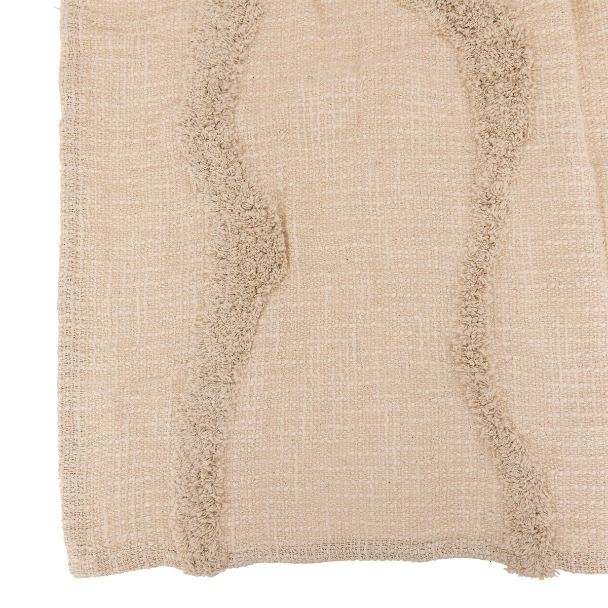 Colcha SLUB tuft bege 240x260cm, , large