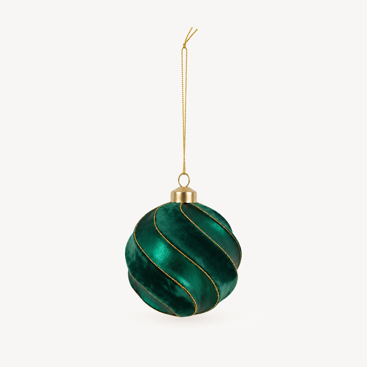Bola de Natal em veludo 8cm, , large