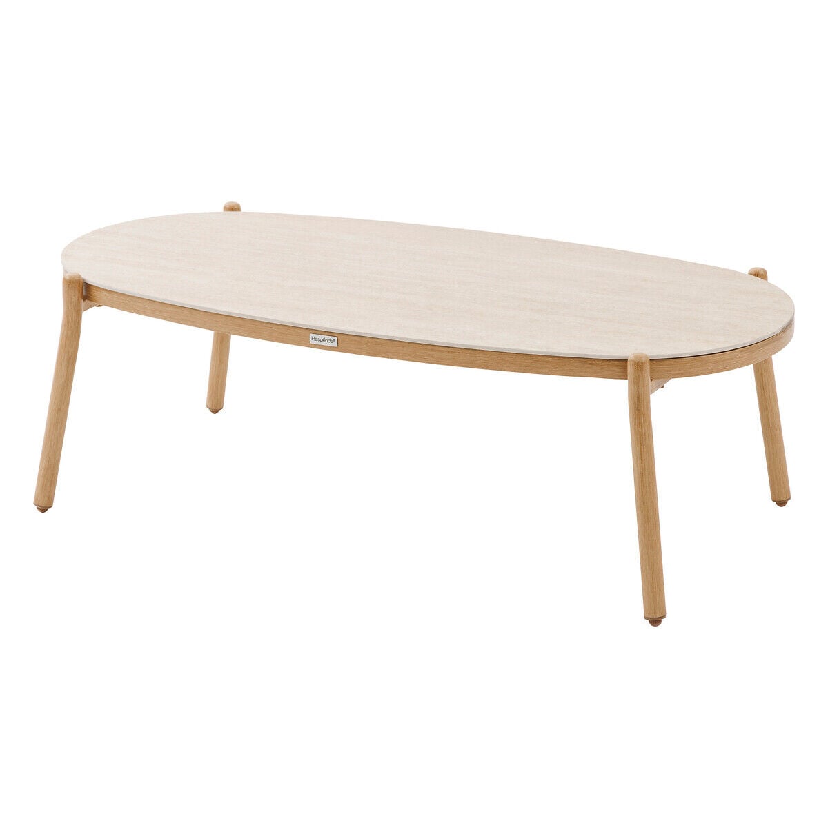 Conjunto de jardim MELOANE efeito madeira 7 lugares, , large