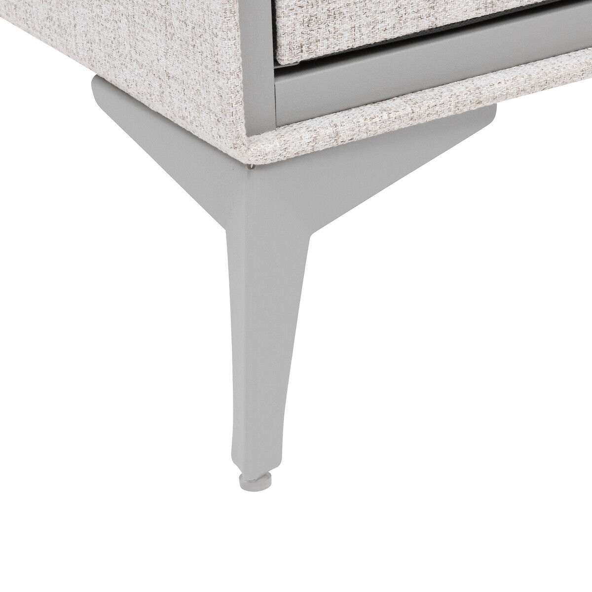 Cómoda GRANITE cinza com 5 gavetas, , large