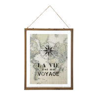 Cuadro Decorativo De MDF Con Mapamundi