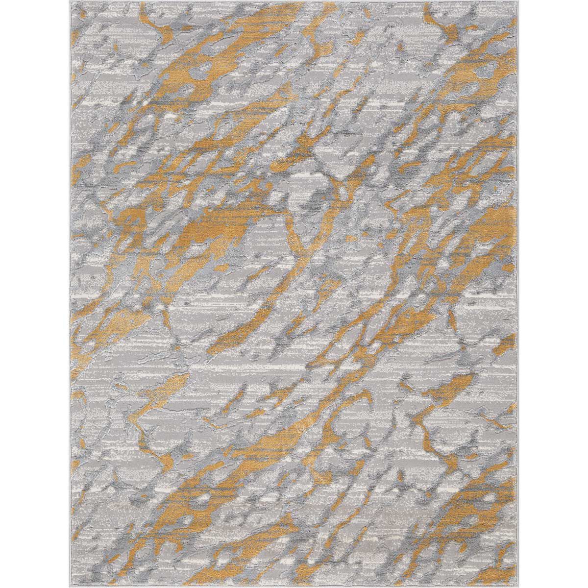 Alfombra Viqi Waves Amarilla 120x160cm, , large