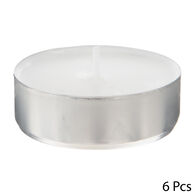 Paquete 6 Velas Tealight Many Blancas