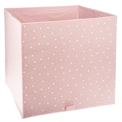 Cubo de arrumação rosa 29cm, , large