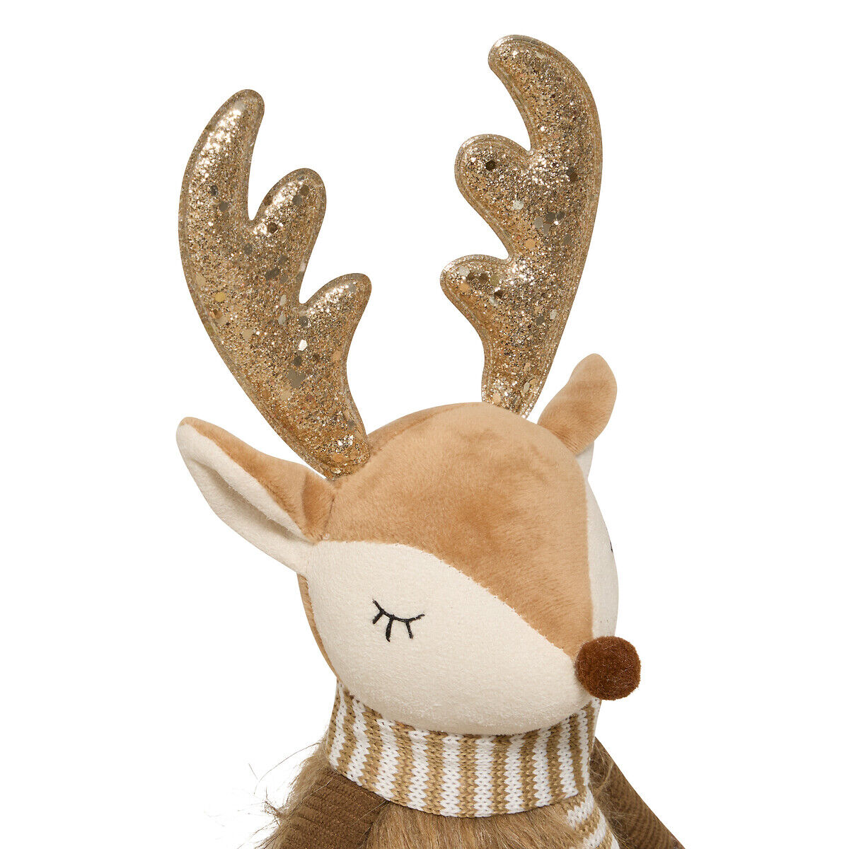 Figura Rena com cachecol riscas 56cm, , large