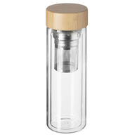 Bule De Vidro Com  Infusor e Tampa