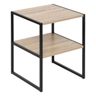 Mesa de noche de mdf y metal ALIAJ 