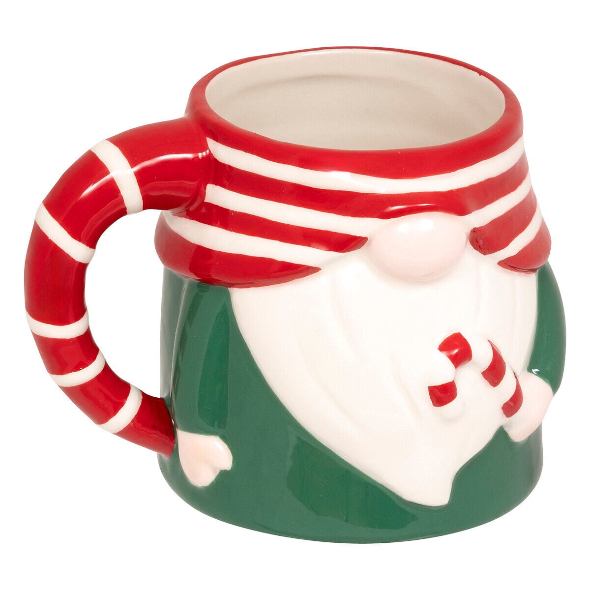 Caneca gnomo de natal em cerâmica 50cl, , large