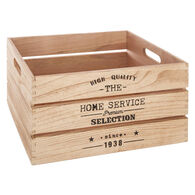 Caja Madera Factory Natural 40x23x22Cm