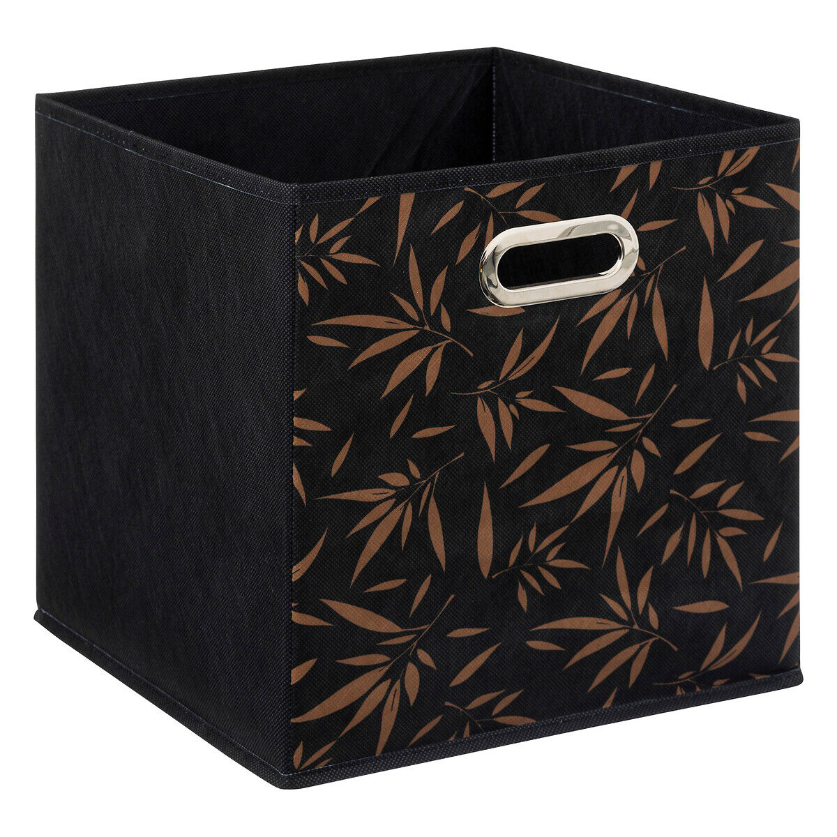 Caixa De Arrumação Preta Casual 31x31cm, , large