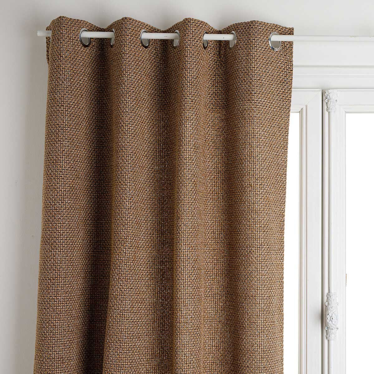 Cortina MAILLE WILD linho bege 140x260cm, , large