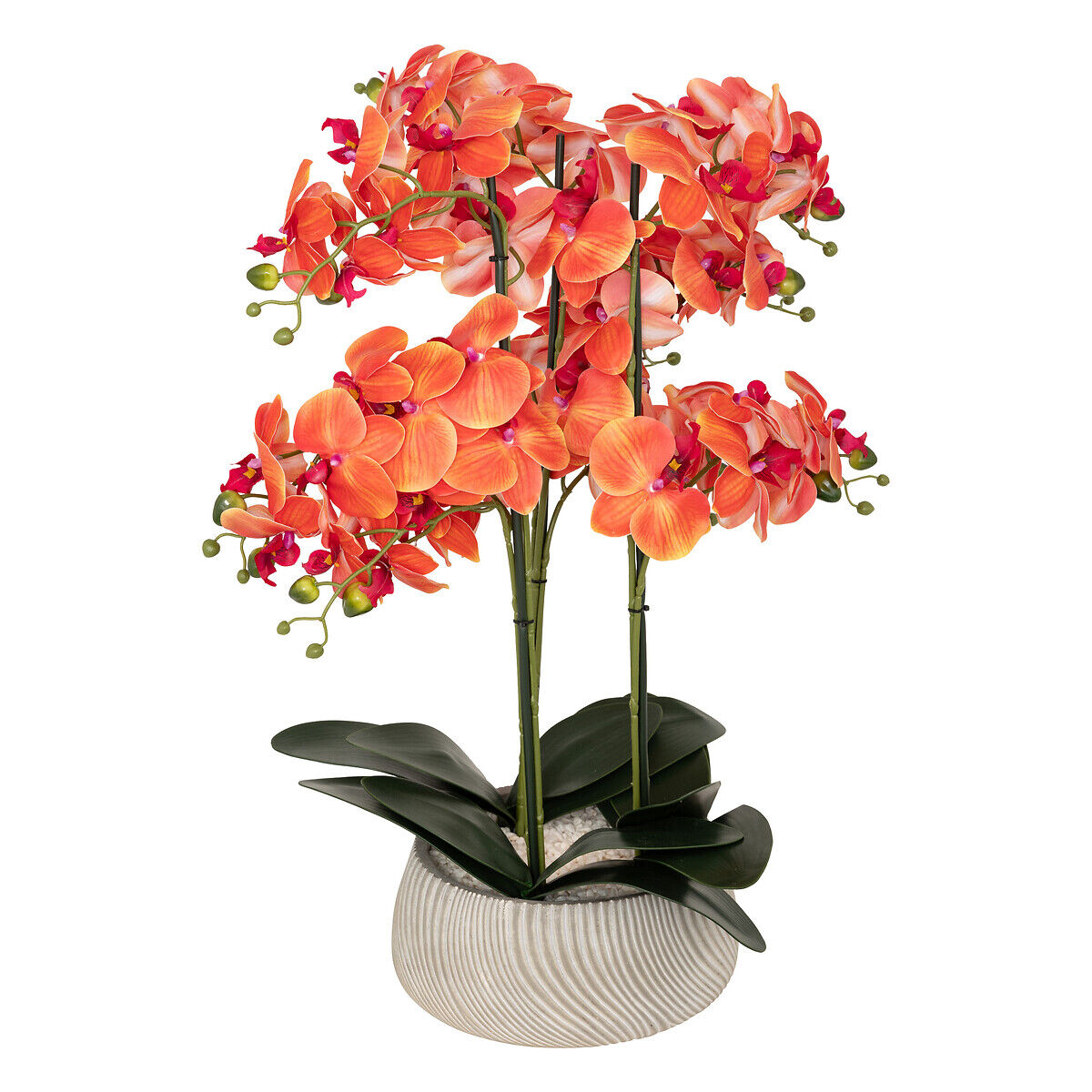 Vaso com orquídea artificial SANAE 65cm, , large