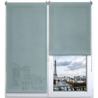 Estor azul de poli&eacute;ster 90x180cm