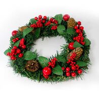 Corona De Navidad Decorada 36cm