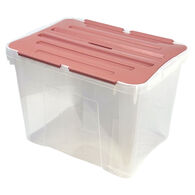 Caja de almacenaje rosa 42L