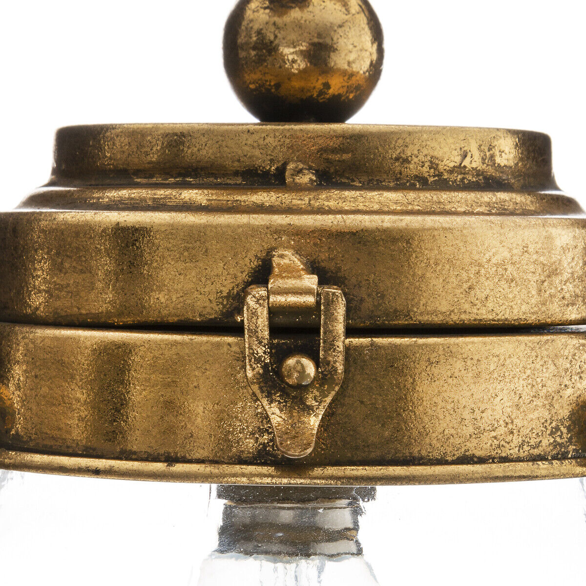Candeeiro de mesa em forma de ananás em metal, , large