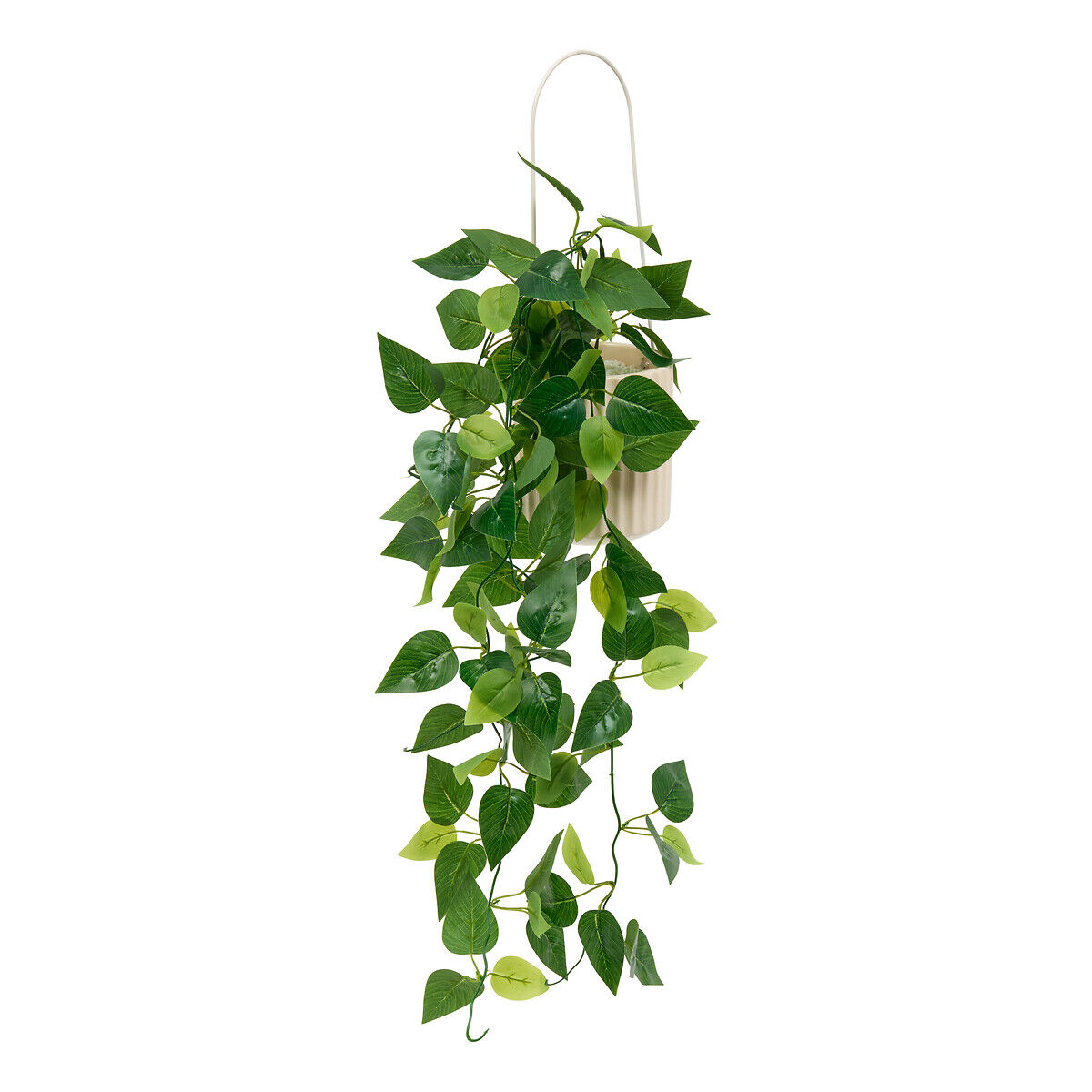 Vaso suspenso POOLSIDE com planta artifical 82cm, , large