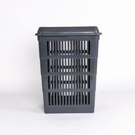 Cesto para colada con tapa gris 40L