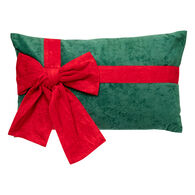 Almohada decorativa con lazo 30x50cm