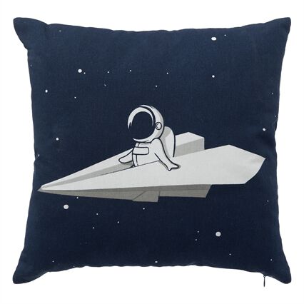 Almofada astronauta azul escuro 40x40cm, , large