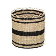 Cesta De Rafia Tam. 1/2 29.5x29.5x29.5Cm