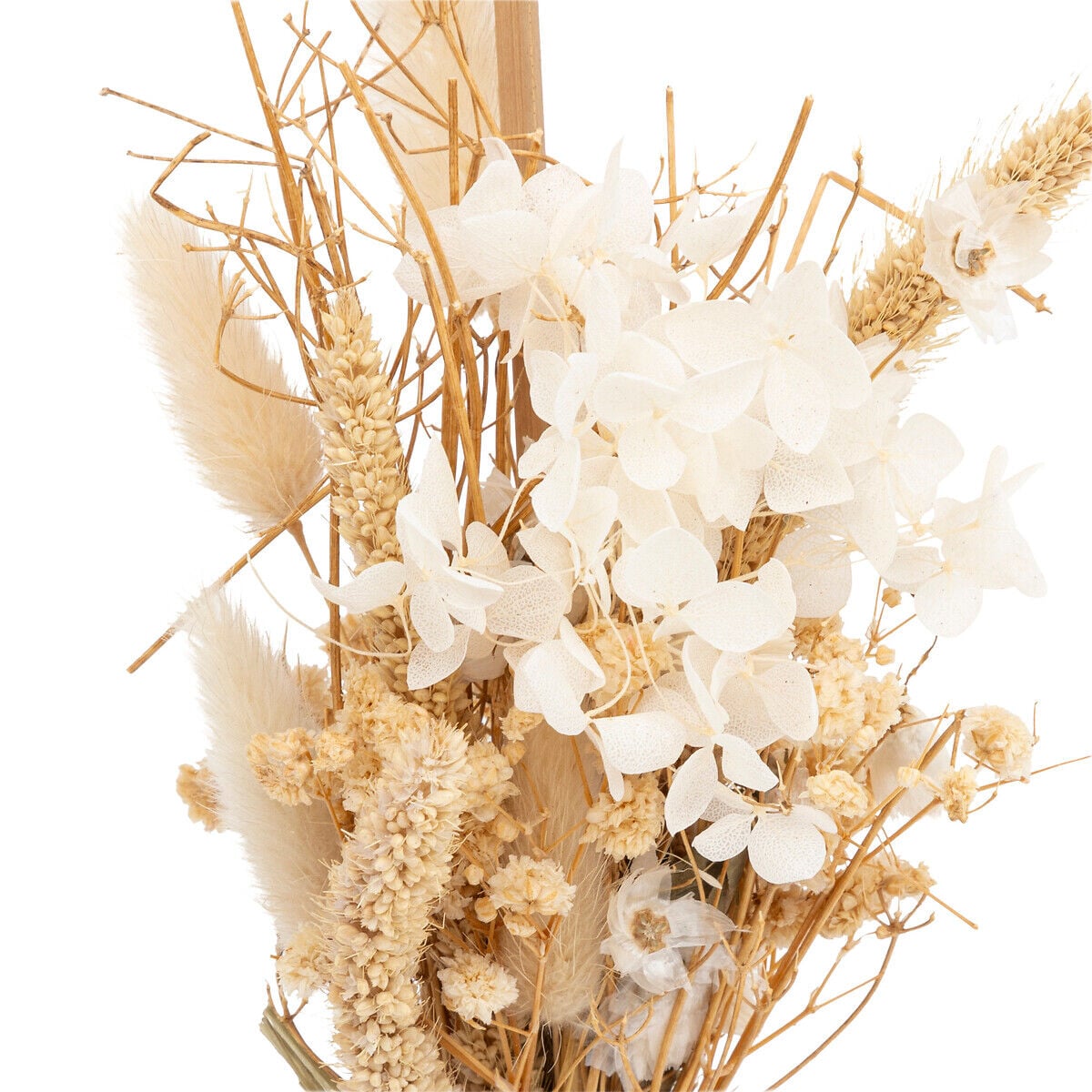 Jarra de cerâmica com flores secas 25cm, , large