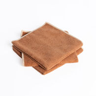 Set 3 bayas microfibra terracota 34x34cm