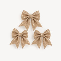 Set de 3 Lazos con Brillantes 13cm 