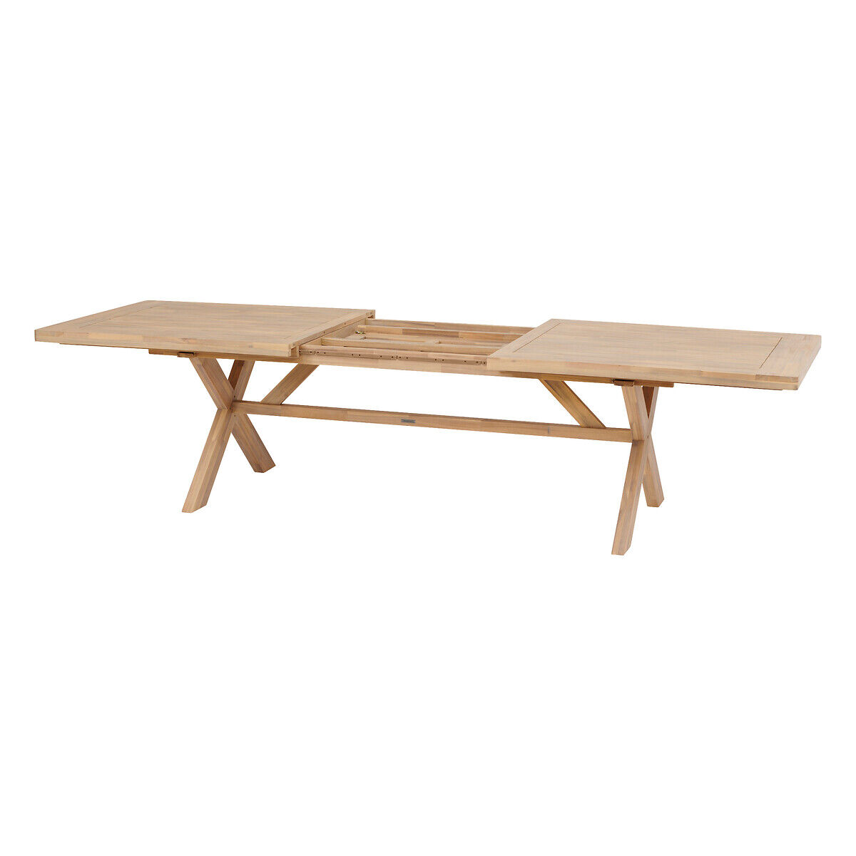 Mesa extensível Xenia em madeira acácia, , large
