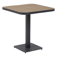 Mesa exterior bistro TYLA de madera y aluminio