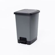 Cubo De Basura Carbono Cover Con Pedal 30L